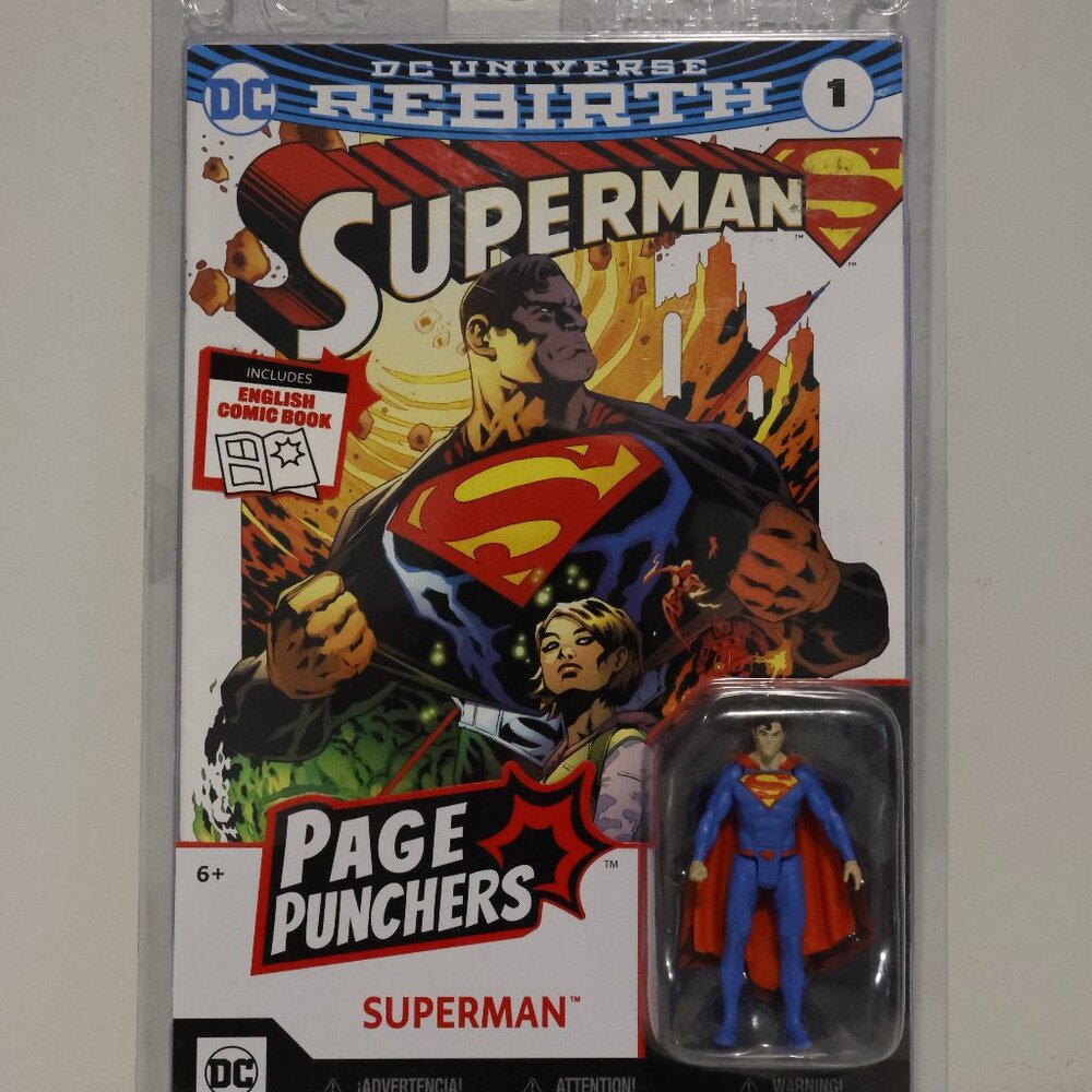 McFarlane Toys 3IN Figure with Comic WV1 - Superman (Rebirth) 2022